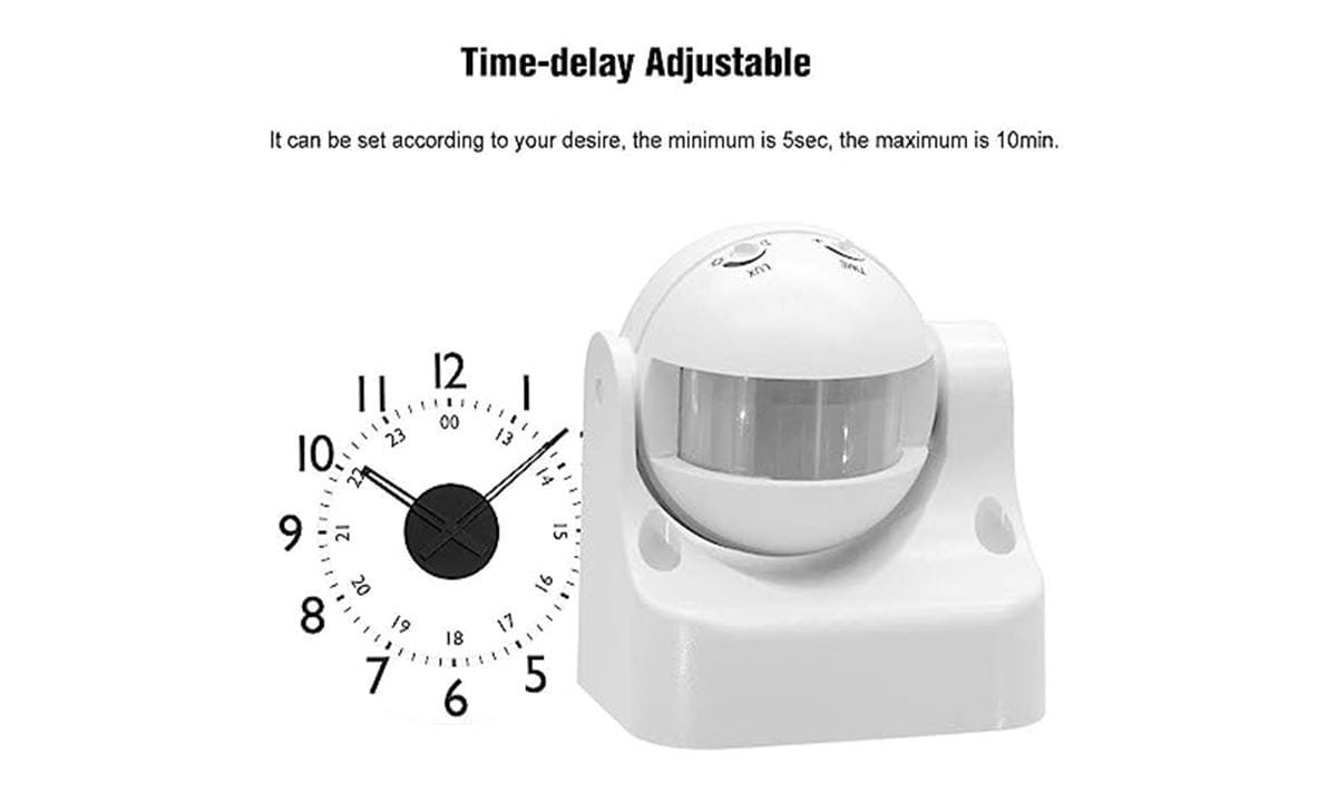 AC 220V240V 180 Degree Outdoor IP44 Security PIR Infrared Motion