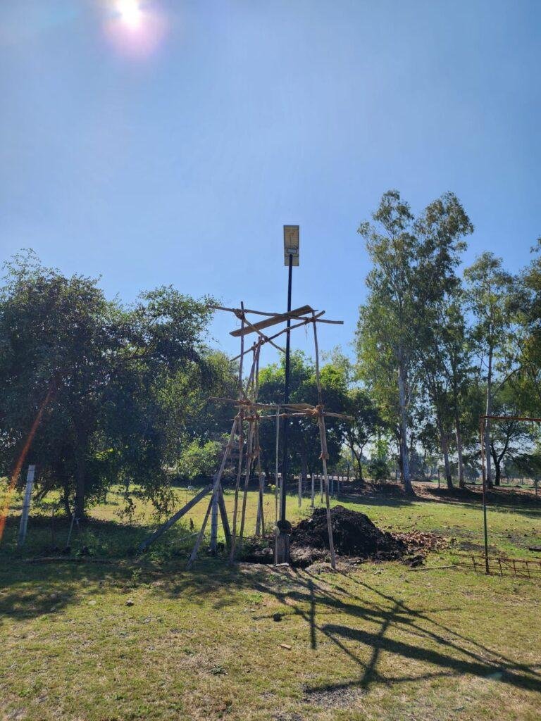 Solar Street Light Installed In Farm 2