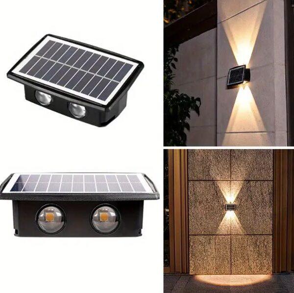 LED RGB Solar Wall light Up And Down (pack of 2)